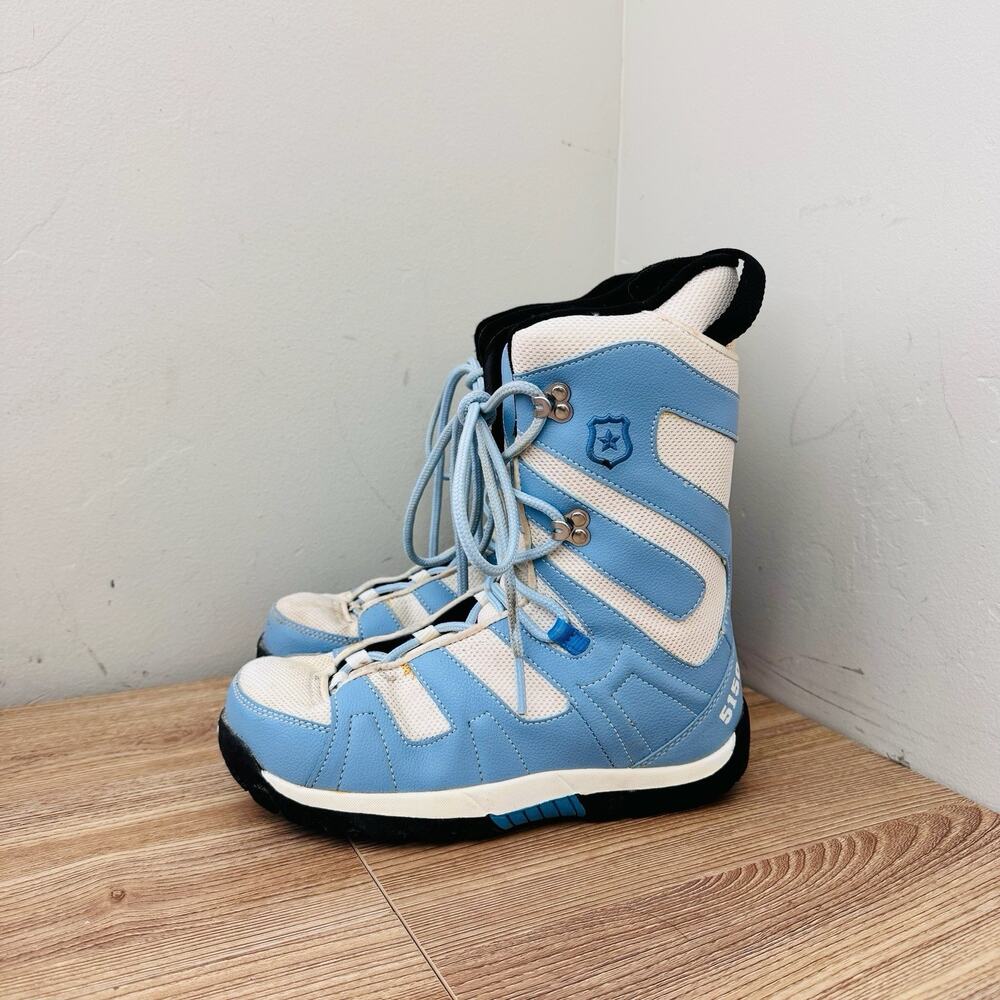 5150 Brigade Blue And White Snow Boots Kids Size 7